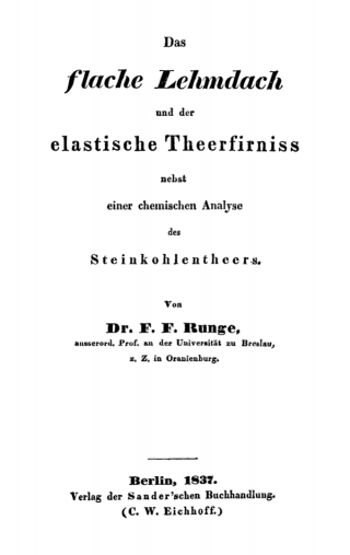 Immagine di copertina: Das flache Lehmdach und der elastische Theerfirniss nebst einer chemischen Analyse des Steinkohlentheers 1st edition 9783112429716