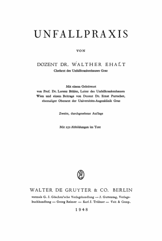 Cover image: Unfallpraxis 2nd edition 9783112432273