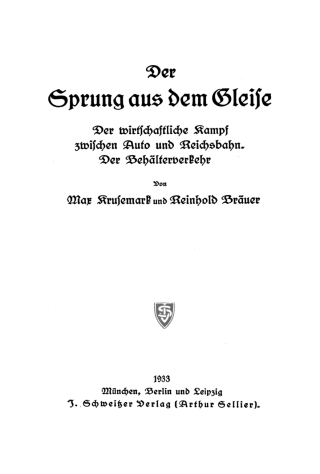 Imagen de portada: Der Sprung aus dem Gleise 1st edition 9783112445358