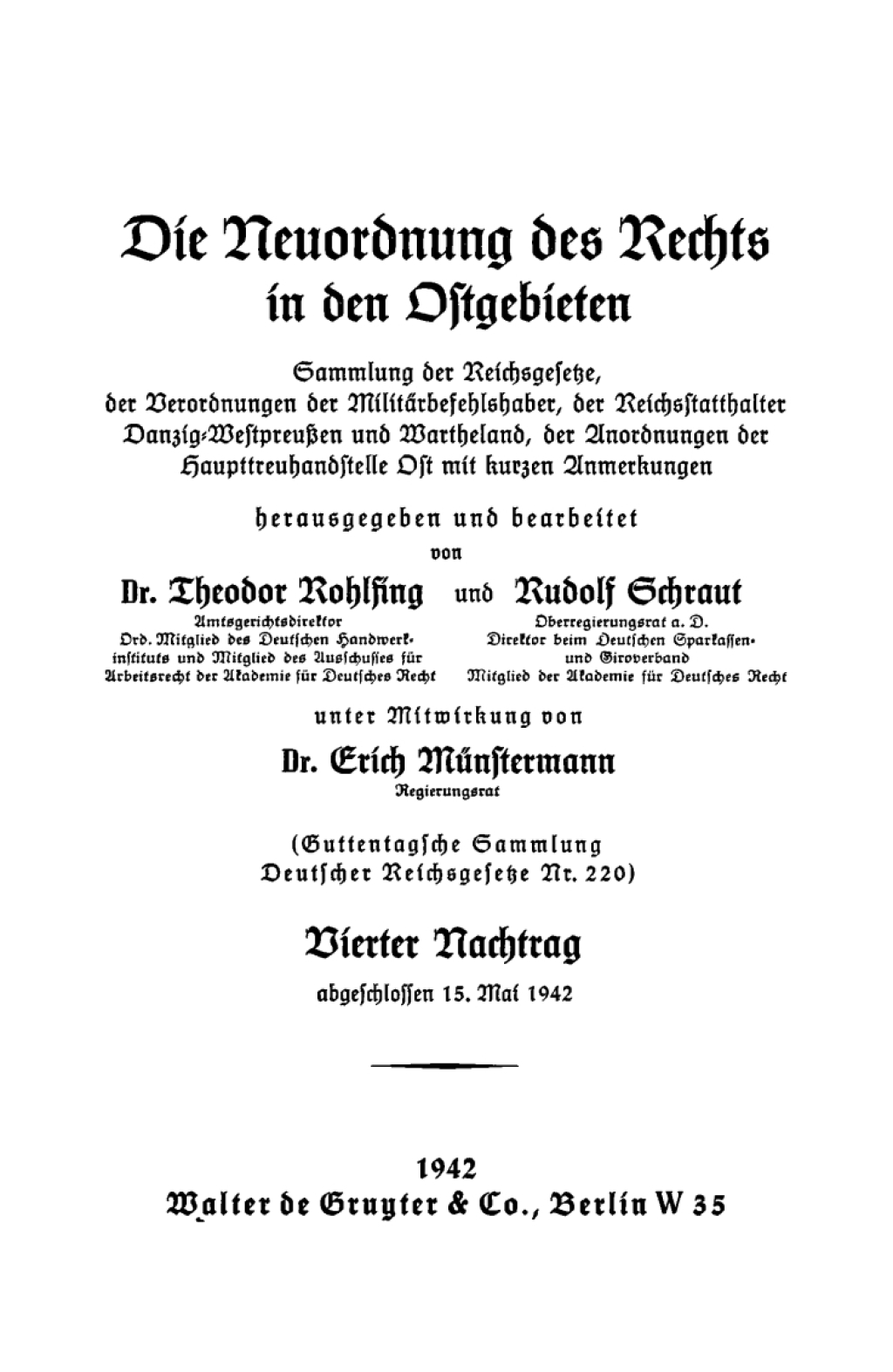 15. Mai 1942 1st Edition