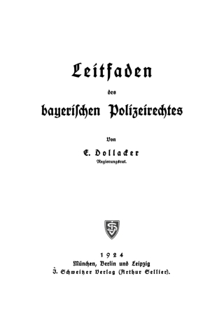 表紙画像: Leitfaden des bayerischen Polizeirechtes 1st edition 9783112446256