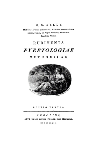 Cover image: Rudimenta Pyretologiae methodicae 1st edition 9783112447635