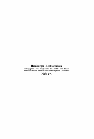 Cover image: Die Risikobeschränkungen 1st edition 9783112454473