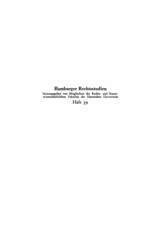 Cover image: Der medizinische Sachverständige im hamburgischen Strafverfahren 1st edition 9783112454695