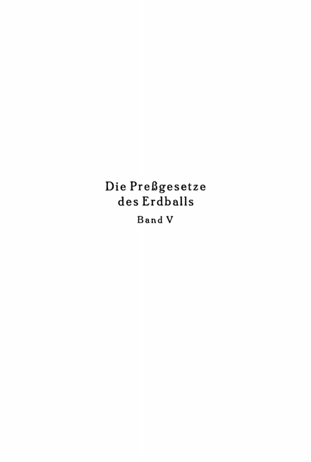 Das schwedische Preßrecht 1st Edition