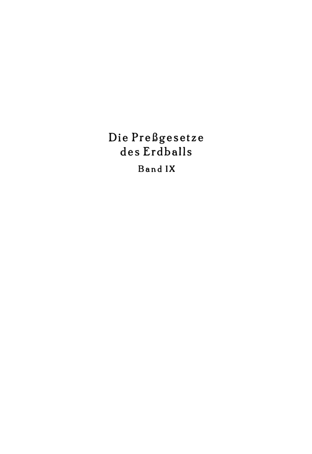 Das sowjetrussische Preßrecht 1st Edition