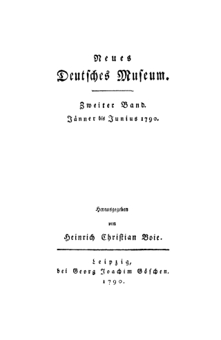 Cover image: Jänner bis Junius 1790 1st edition 9783112457153