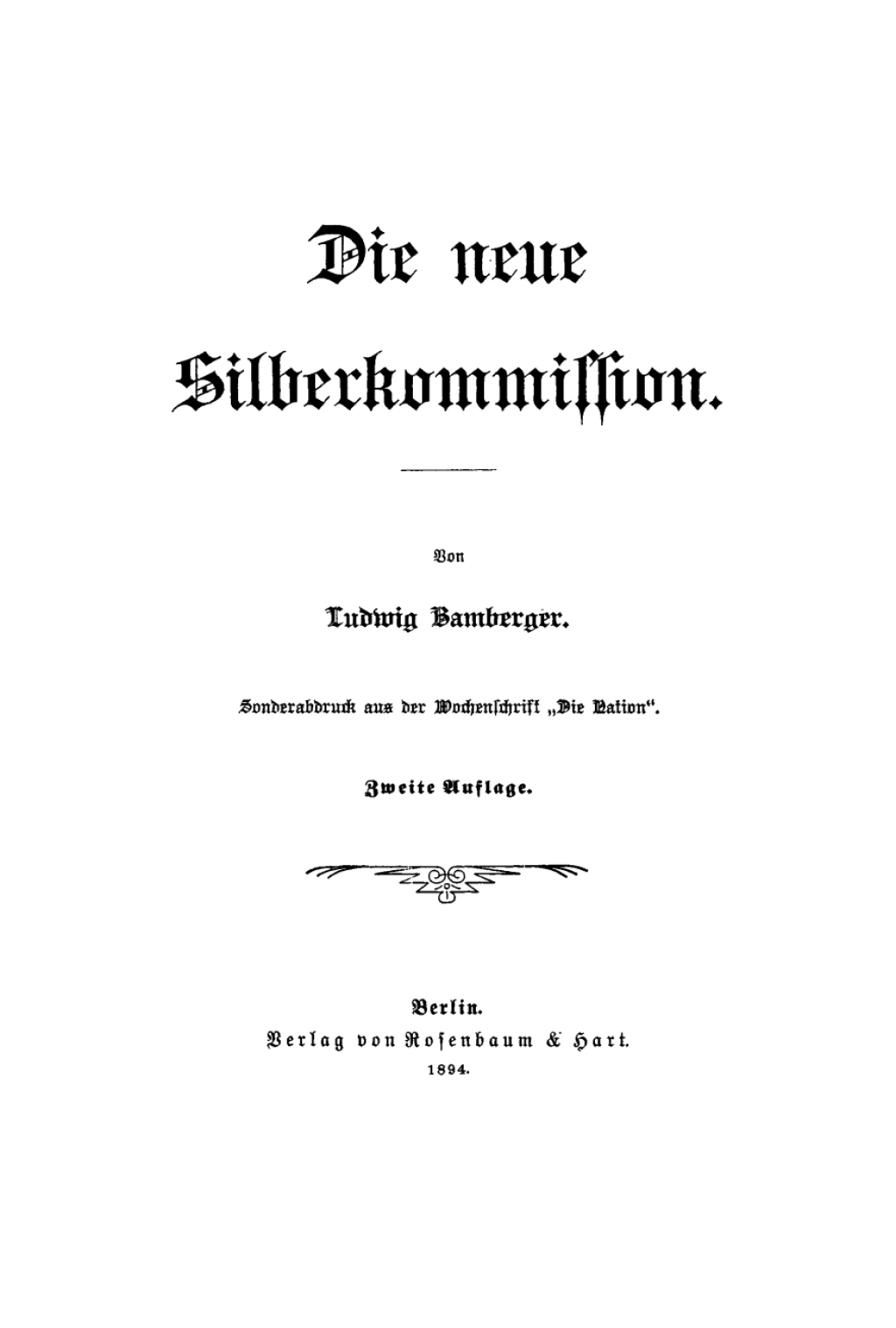 Die neue Silberkommission 2nd Edition