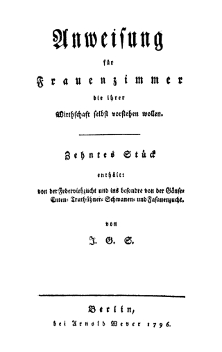 表紙画像: Von der Federviehzucht und insbesondere von der Gänze-, Enten-, Truthühner-, Schwanen- und Fasanenzucht 1st edition 9783112460856