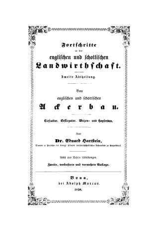 Imagen de portada: Vom englischen und schottischen Ackerbau 2nd edition 9783112463635