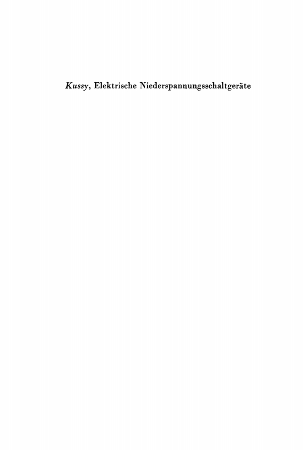 Elektrische Niederspannungsschaltgeräte 1st Edition
