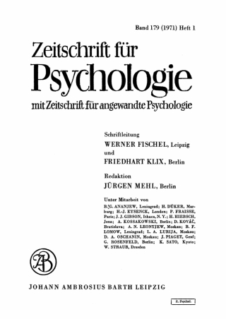 Imagen de portada: 1971 1st edition 9783112468791