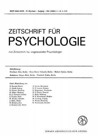 Cover image: 1986 1st edition 9783112468951