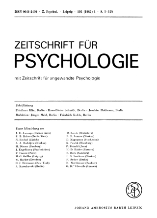 Cover image: 1987 1st edition 9783112469699