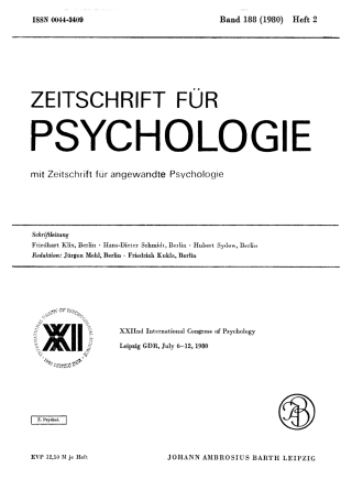 Cover image: 1980 1st edition 9783112470039