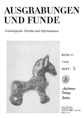 Imagen de portada: 1986 1st edition 9783112473214