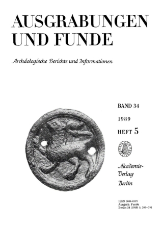 Imagen de portada: 1989 1st edition 9783112474211