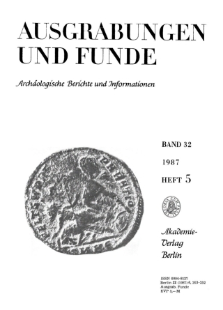 Cover image: 1987 1st edition 9783112474471