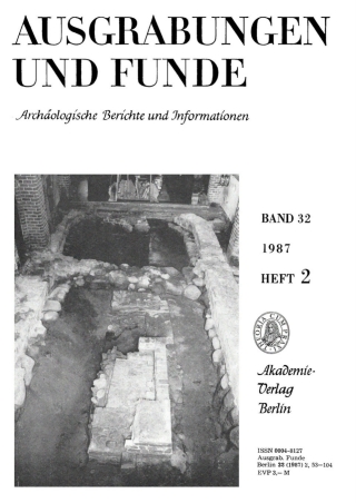 Cover image: 1987 1st edition 9783112474532