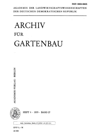 صورة الغلاف: 1979 1st edition 9783112474815
