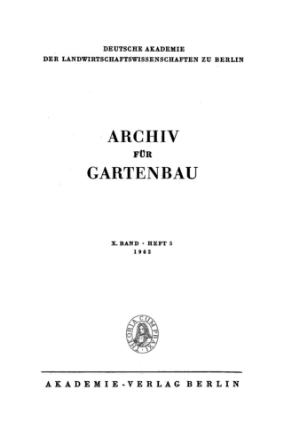 Cover image: 1962 1st edition 9783112474914