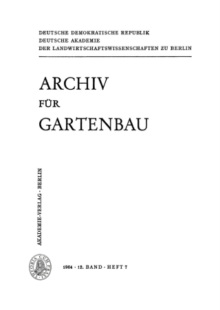 Cover image: 1964 1st edition 9783112475072