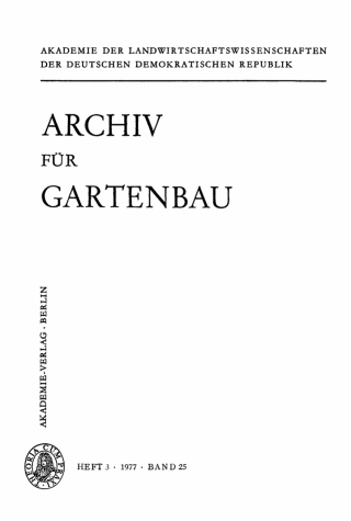 Cover image: 1977 1st edition 9783112475256