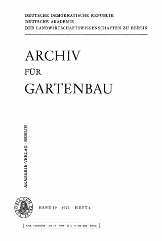 Imagen de portada: 1971 1st edition 9783112475416