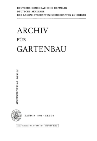 Cover image: 1971 1st edition 9783112475454