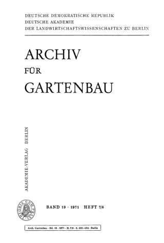 Imagen de portada: 1971 1st edition 9783112475478