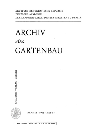 Immagine di copertina: 1966 1st edition 9783112475553