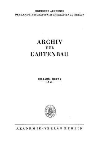 Cover image: 1960 1st edition 9783112475751