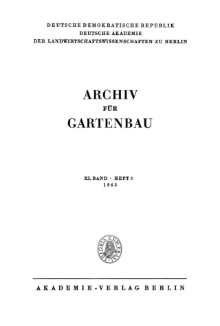 Cover image: 1963 1st edition 9783112475898