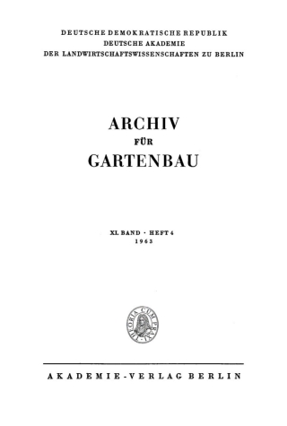 Cover image: 1963 1st edition 9783112475911
