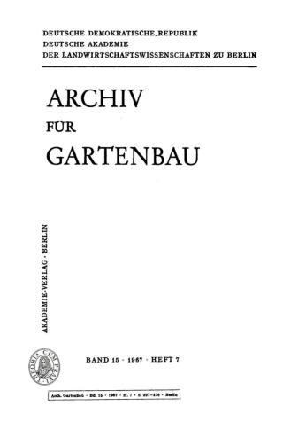Cover image: 1967 1st edition 9783112476093