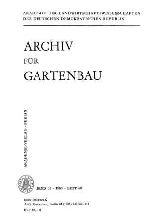 Titelbild: 1985 1st edition 9783112476239