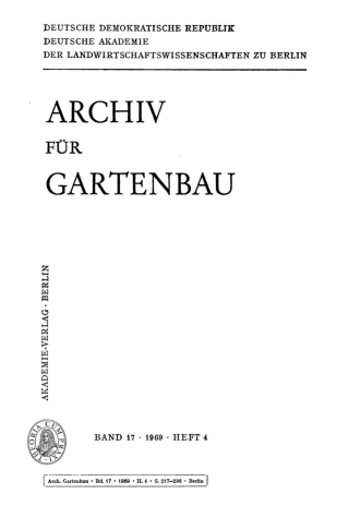 Cover image: 1969 1st edition 9783112476291