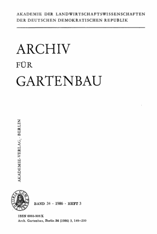 Cover image: 1986 1st edition 9783112476413