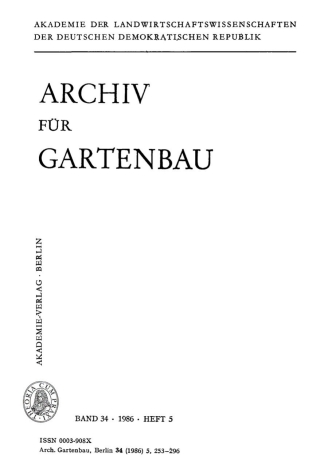Cover image: 1986 1st edition 9783112476451