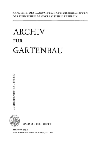 Immagine di copertina: 1986 1st edition 9783112476499