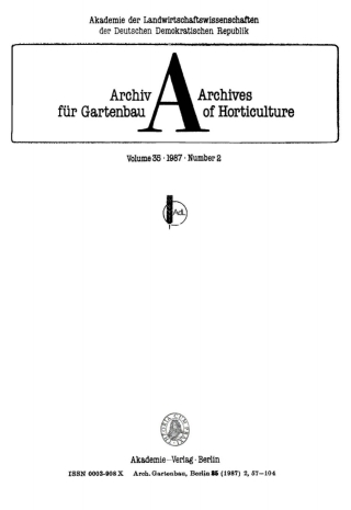 Titelbild: 1987 1st edition 9783112476673