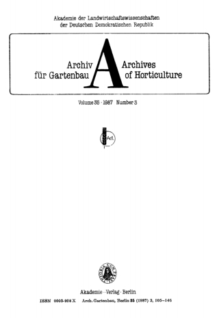 Omslagafbeelding: 1987 1st edition 9783112476697