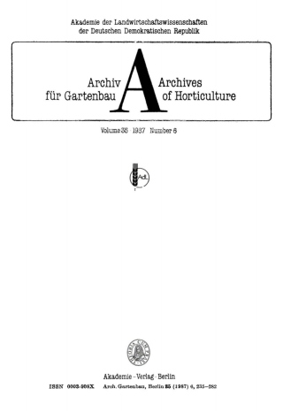 Titelbild: 1987 1st edition 9783112476758