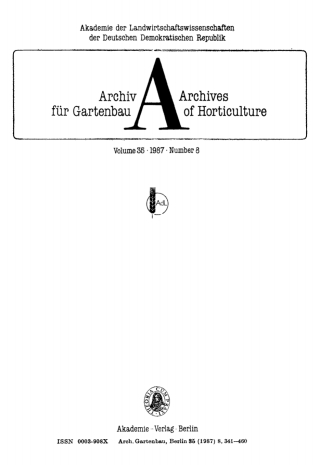 Titelbild: 1987 1st edition 9783112476796