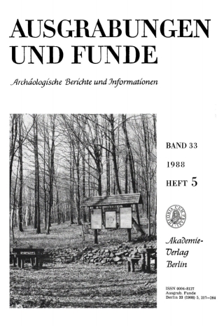 Titelbild: 1988 1st edition 9783112476871
