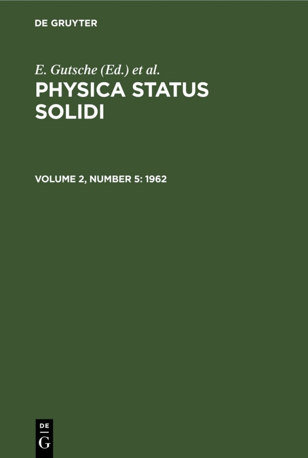 1962 - 1st Edition (eBook)
