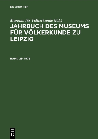 Cover image: 1973 1st edition 9783112477236