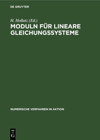 Cover image: Moduln für lineare Gleichungssysteme 1st edition 9783112479278