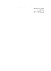 Imagen de portada: MOS-VLSI-Technik 1st edition 9783112483411