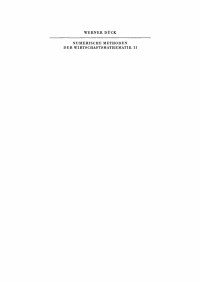 Cover image: Numerische Methoden der Wirtschaftsmathematik, II 1st edition 9783112483473